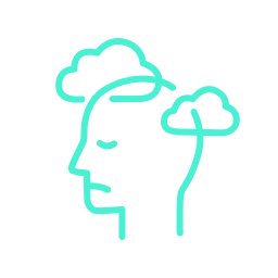 Brain fog icon