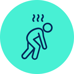 Physical fatigue icon