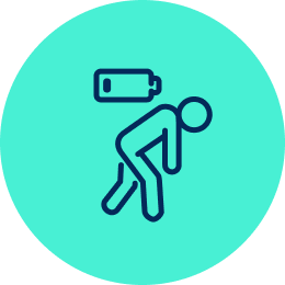 Extreme fatigue icon 